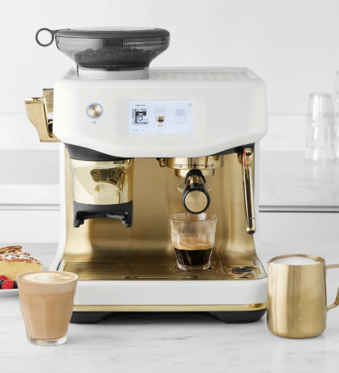 Breville Barista Touch Impress Espresso Machine Brass Collection